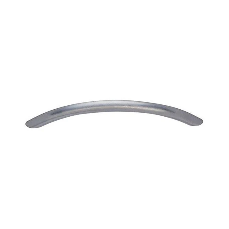 Drawer Pull Curved Handle Brushed Chrome Zinc 5-1/8 Inch Center to Center 6 x 1/2 x 1-1/4 Inch - Frankwebs