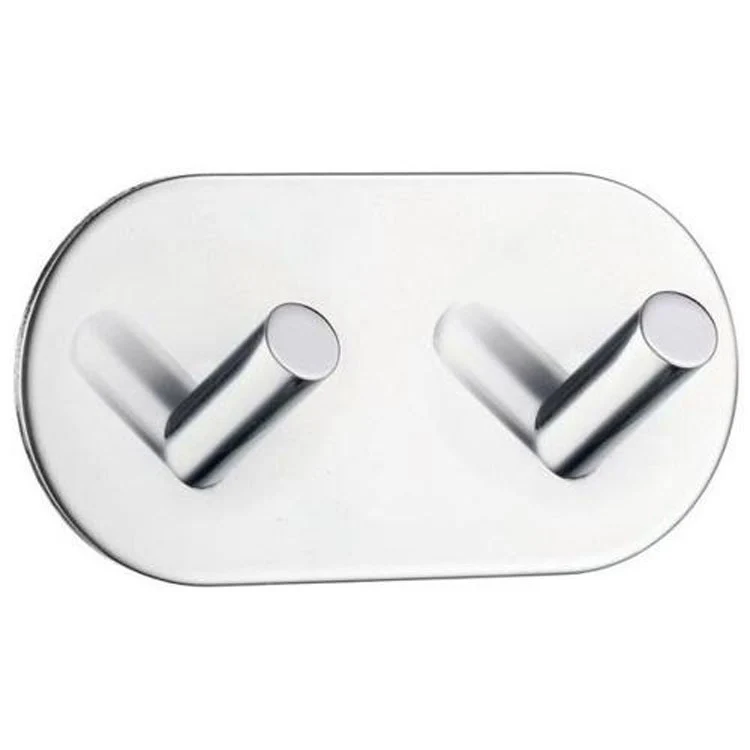 Hook Double Polished Stainless Steel 3-7/9 x 1-1/4 x 1-8/9 Inch 1-1/4 Inch Wall Mount - Frankwebs