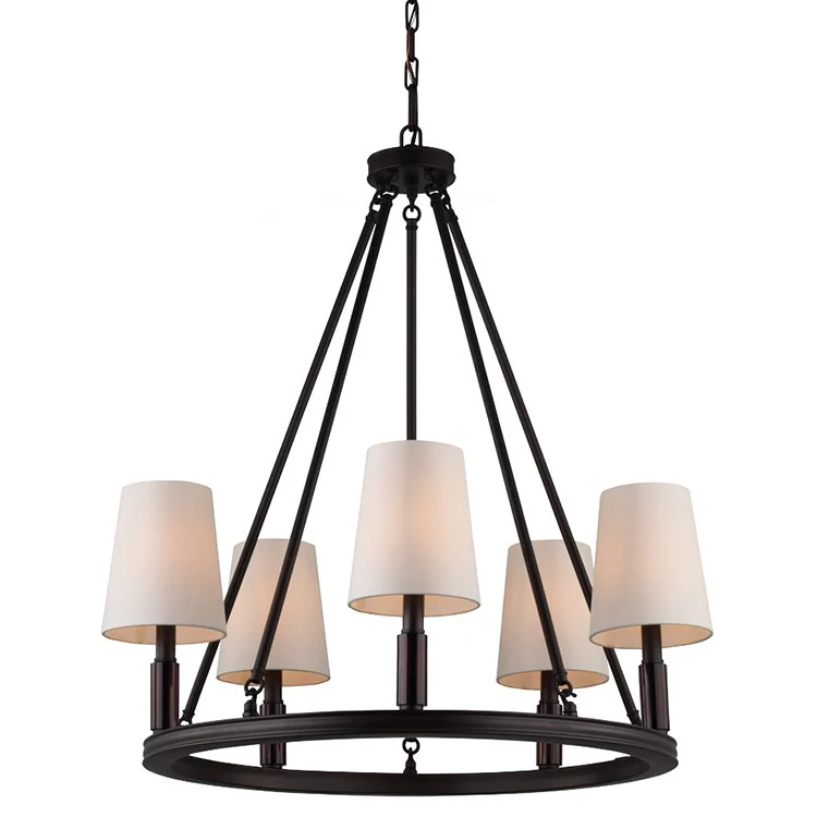Lismore Five-Light Chandelier - Frankwebs