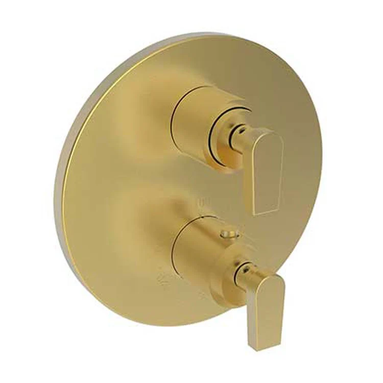 Thermostatic Trim Dorrance Round Plate 2 Lever Antique Copper Brass - Frankwebs