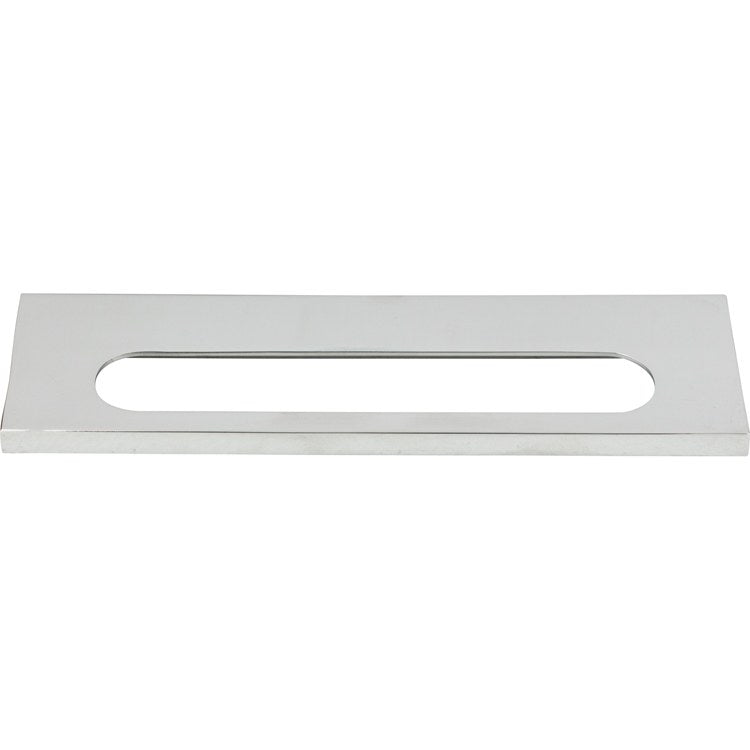 Drawer Pull Atlas Modern Square Edge Tab Brushed Nickel Zinc Alloy 5-1/16 Inch - Frankwebs
