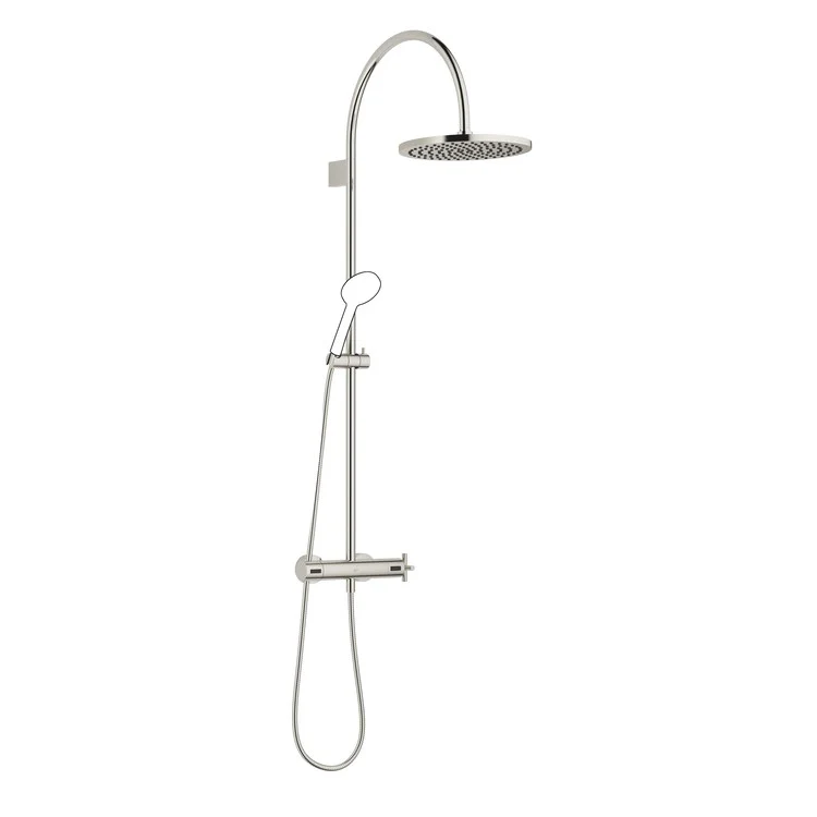 Shower Set TARA Exposed with Thermostat Less Handshower 1 Cross Platinum 1.8 Gallons per Minute - Frankwebs