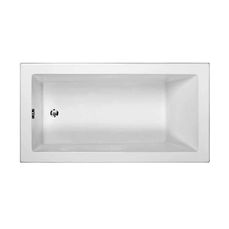 Soaking Tub Andrea 7 60 x 31.5 Inch Undermount Left/Right Hand White Acrylic CXL 70 Gallons 22-1/4 Inch - Frankwebs