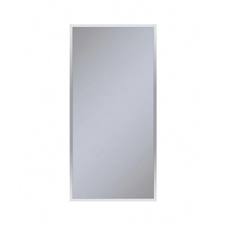 Medicine Cabinet Profiles 24W x 48H x 4D Inch 1 Doors Mirror Polished Nickel Flat Top Reversible Non-Electric - Frankwebs
