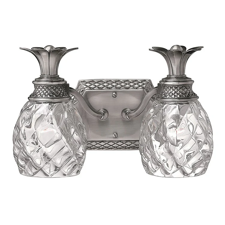 Plantation Two-Light Bathroom Lighting Fixture - Frankwebs