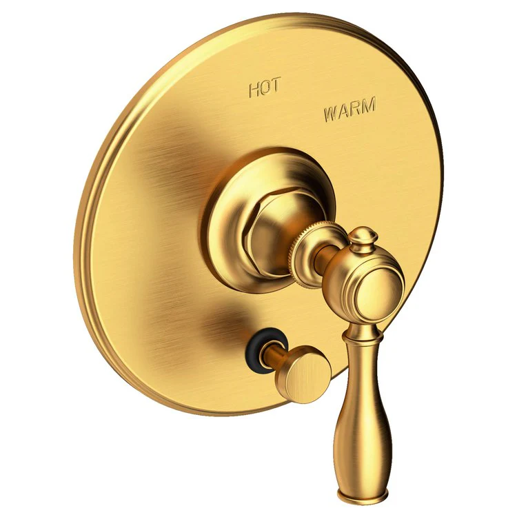 Victoria Pressure Balance Tub/Shower Valve Trim Only with Lever Handle - French Gold PVD - Frankwebs