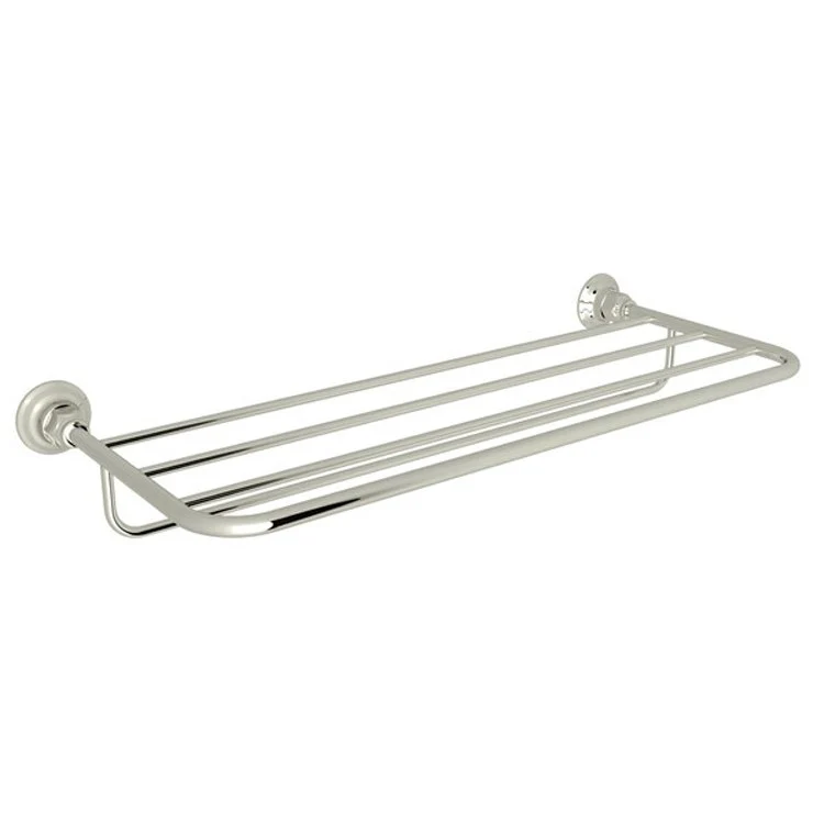 Towel Shelf Wall Mount Tuscan Brass 23-1/2 Inch Metal - Frankwebs