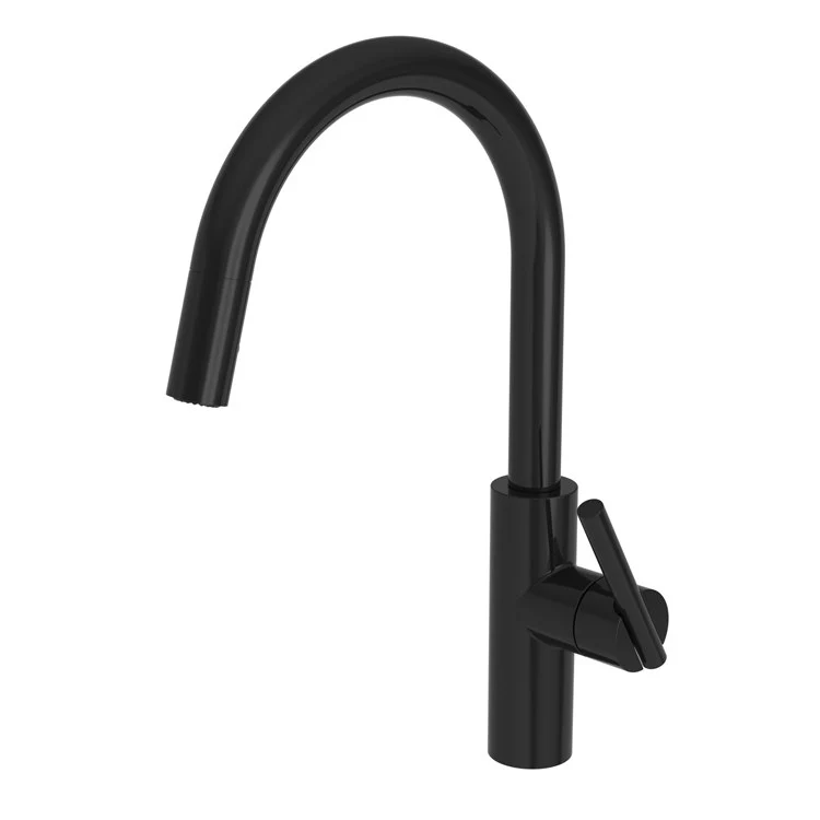 Kitchen Faucet East Linear 1 Lever ADA English Bronze Pull Down Spout Height 9-3/5 Inch 1.8 Gallons per Minute - Frankwebs