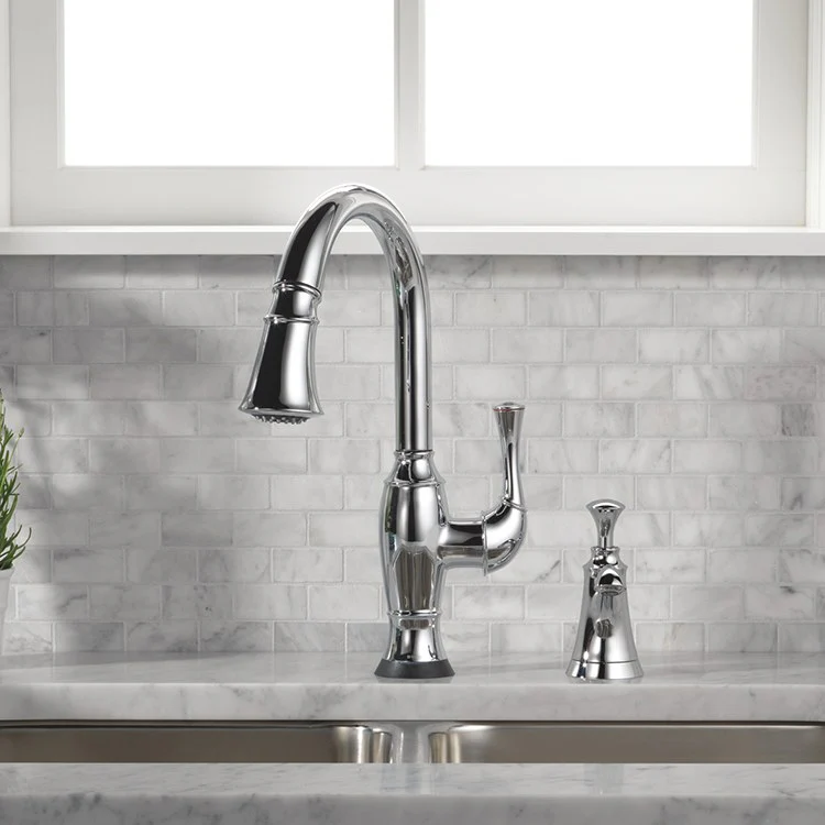 Talo Single Handle Pull-Down Kitchen Faucet with SmartTouch - Frankwebs