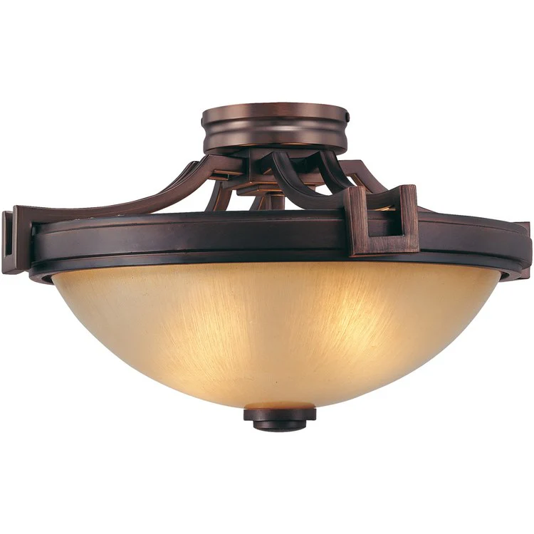 Glass Shade 14 x 4.25 Inch Brushed Caramel Silk - Frankwebs