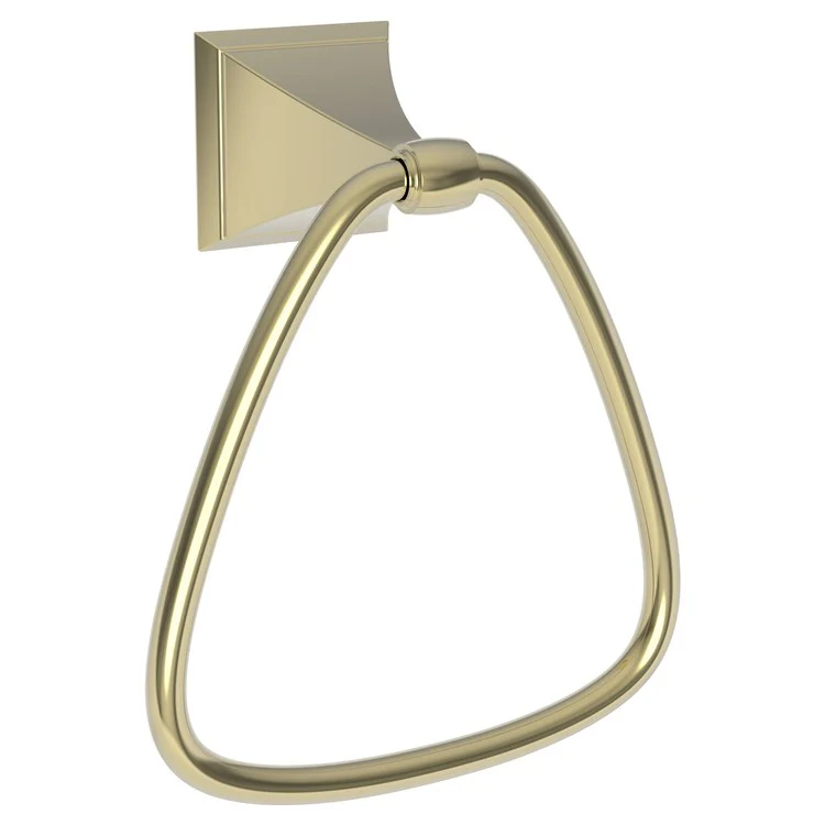 Towel Ring Joffrey 6-1/4 Inch Triangular Closed Satin Bronze PVD Brass 3-1/4 Inch - Frankwebs