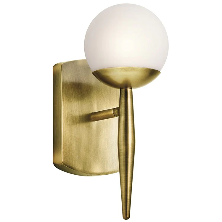 Jasper Single-Light Halogen Bathroom Wall Sconce - Frankwebs