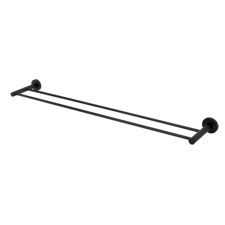 Towel Bar Contemporary I Bath 30 Inch Double Satin Brass 5-5/16 Inch - Frankwebs