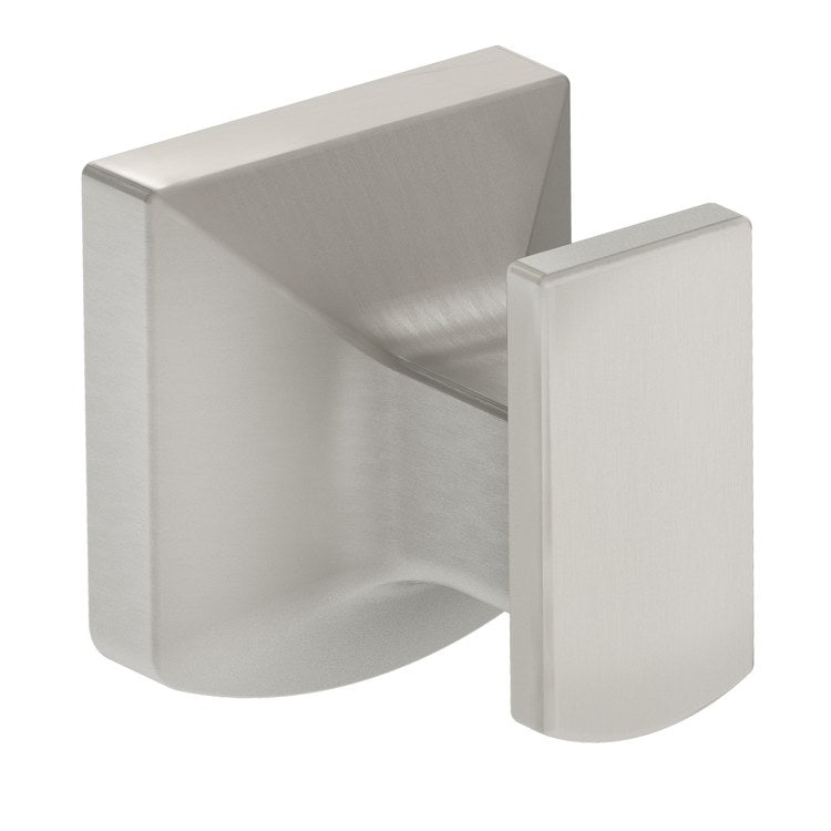 Robe Hook Verity Satin Nickel 2-1/8 Inch 1-3/4 Inch Wall Mount Metal - Frankwebs