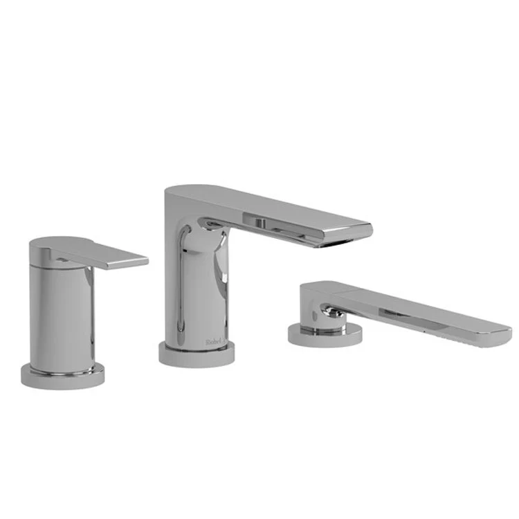 Tub Filler Trim Fresk Deck Mount 3 Piece Type P 1 Lever Brushed Nickel ADA - Frankwebs
