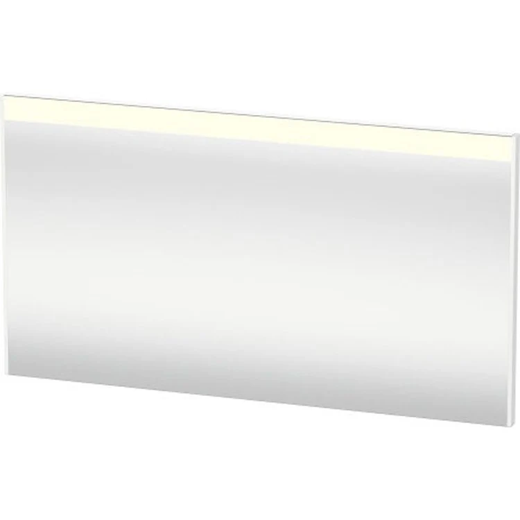 Mirror Brioso 52 x 27-1/2 Inch Dark Walnut with Lighting Rectangle 1-3/8 Inch Right Sensor Switch - Frankwebs