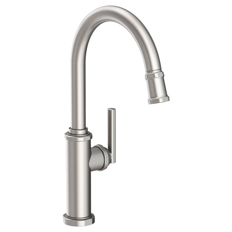 Kitchen Faucet Heaney 1 Lever ADA Matte White Pull Down Spout Height 10-3/4 Inch 1.8 Gallons per Minute - Frankwebs