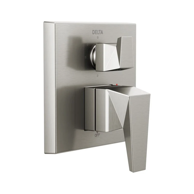 Valve Trim Trillian 14 with 3 Setting Diverter Lumicoat Polished Nickel 7 Inch - Frankwebs