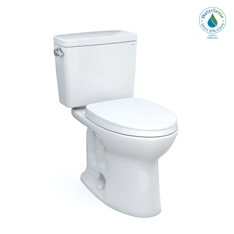 Toilet Drake 2 Piece Universal Height Cotton Elongated ADA - Frankwebs