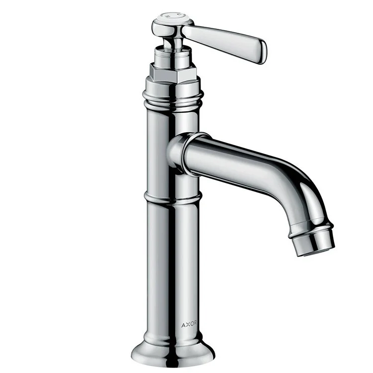 Lavatory Faucet Montreux 1 Lever ADA Brushed Black Chrome 1.2 Gallons per Minute Rigid Less Drain 1 Hole 3-7/8 Inch - Frankwebs