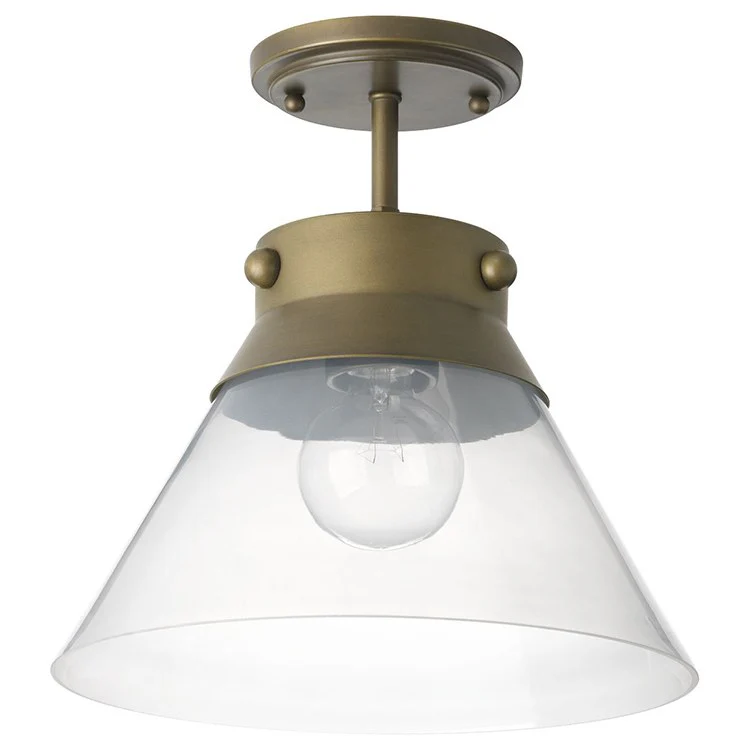 Tapia Trail Single-Light Convertible Semi-Flush Mount Ceiling Fixture/Pendant by Jeffery Alan Marks - Frankwebs