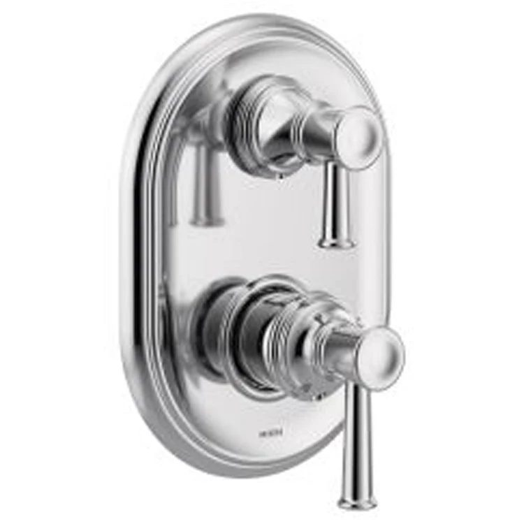 Transfer Valve Trim Belfield M-Core 3-Series with Integrated Diverter 2 Lever Polished Nickel ADA - Frankwebs