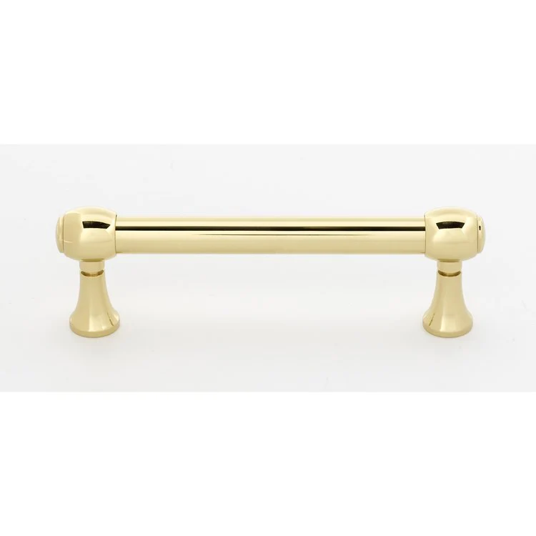 Pull Royale Unlacquered Brass 3-1/2 Inch 4-1/4 Inch 1-1/4 Inch - Frankwebs