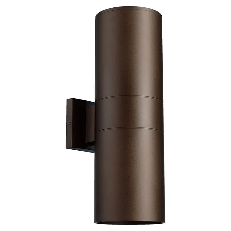 Cylinder Two-Light Large Outdoor Wall Sconce - Frankwebs