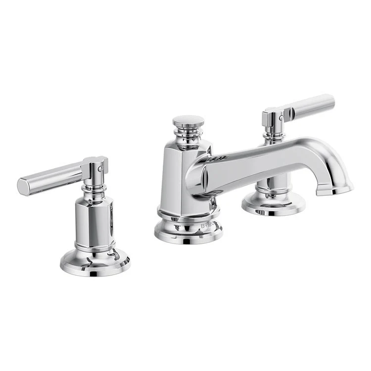 Lavatory Faucet Invari Widespread 6-16 Inch Spread Less Handle ADA WaterSense Brilliance Luxe Gold 1.5 Gallons per Minute Angled Spout - Frankwebs
