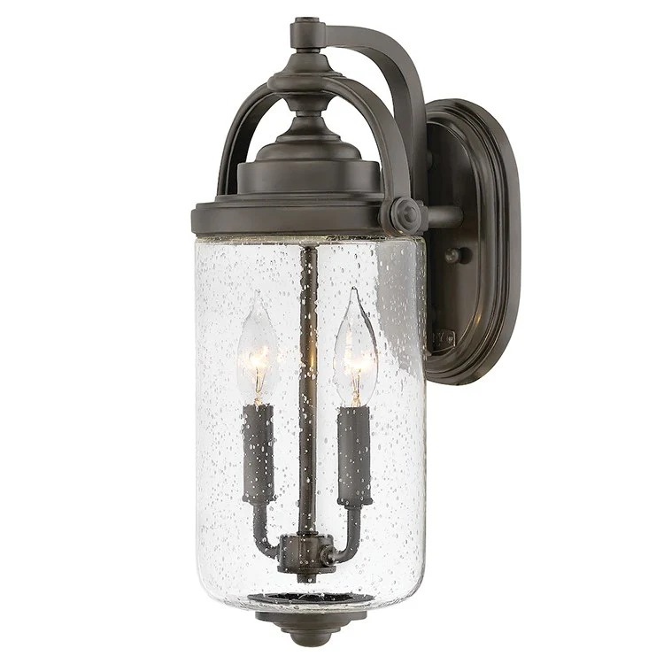 Willoughby Two-Light Medium Outdoor Wall-Mount Lantern - Frankwebs