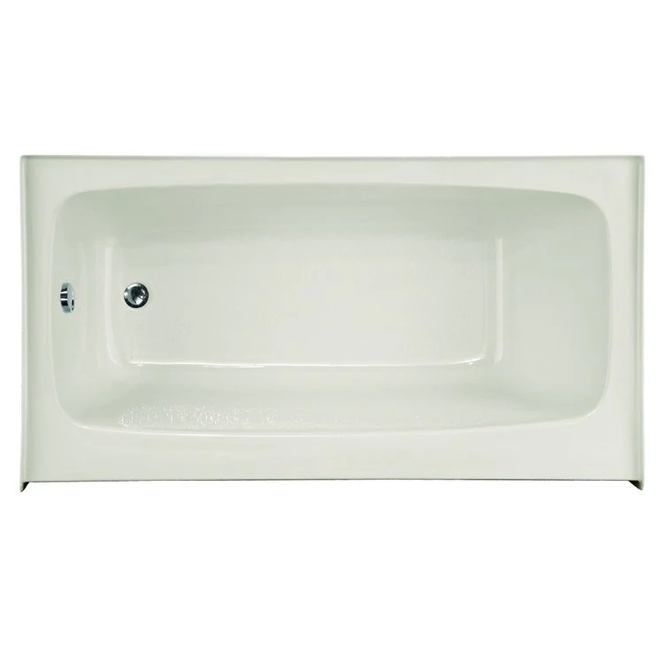 Soaking Tub Studio Collection Regan 54 x 36 Inch Alcove Tub Only Left Hand Bone Acrylic - Frankwebs