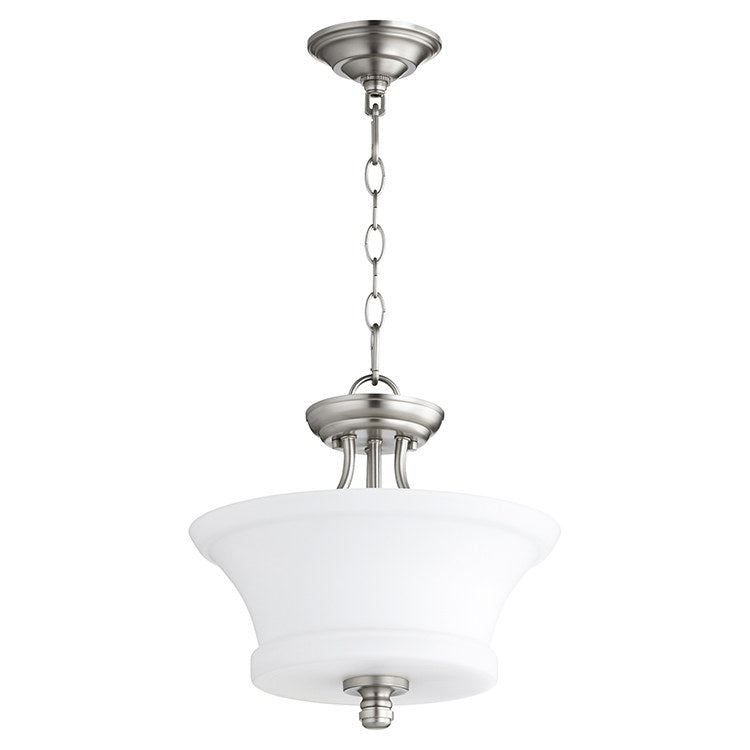 Rossington Two-Light Convertible Semi-Flush Mount Ceiling Fixture/Pendant - Frankwebs