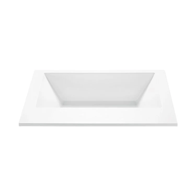 Air Tub Metro 1 72 x 42 Inch Undermount Stream Bath with Air Massage Elite Center Biscuit Rectangle Acrylic 100 Gallons 20 Inch - Frankwebs