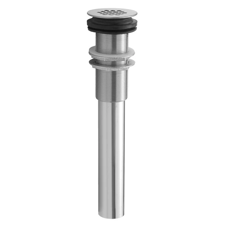Lavatory Drain Grid Less Overflow 1-1/2 Inch Vintage Bronze for Vessel Sinks 10-1/5 Inch Length - Frankwebs