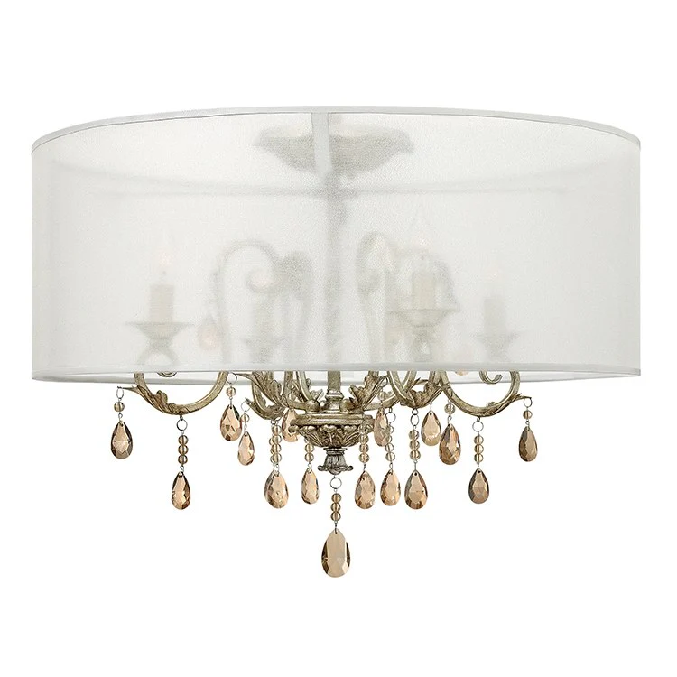 Carlton Four-Light Semi-Flush Mount Ceiling Light - Frankwebs