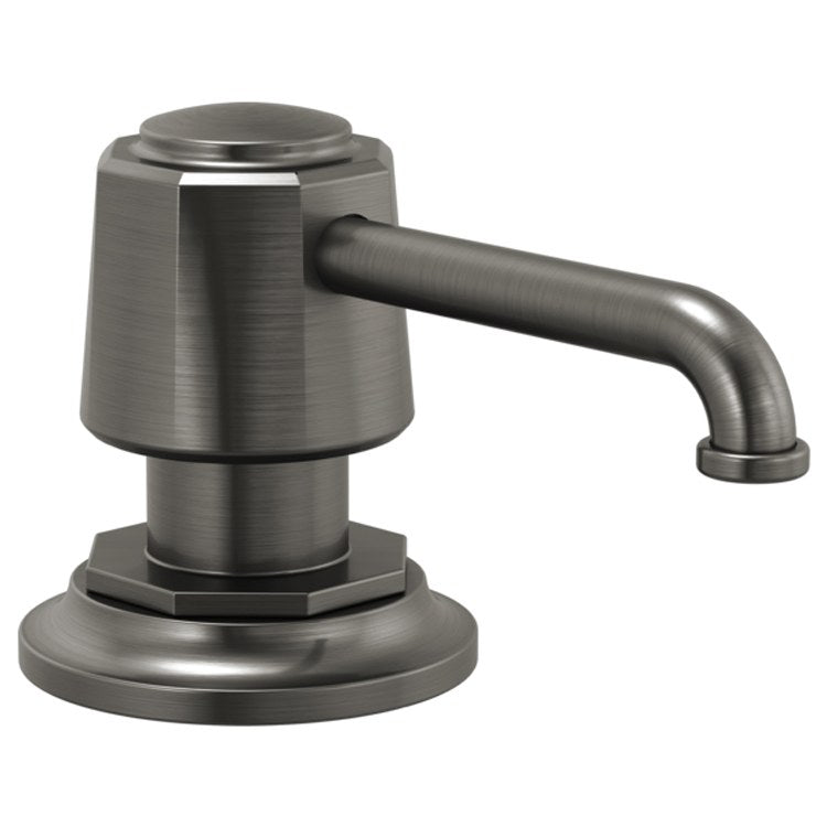 Soap Dispenser Rook Polished Chrome Deck Mount Plastic Metal with Lotion Pump 13 Ounce - Frankwebs