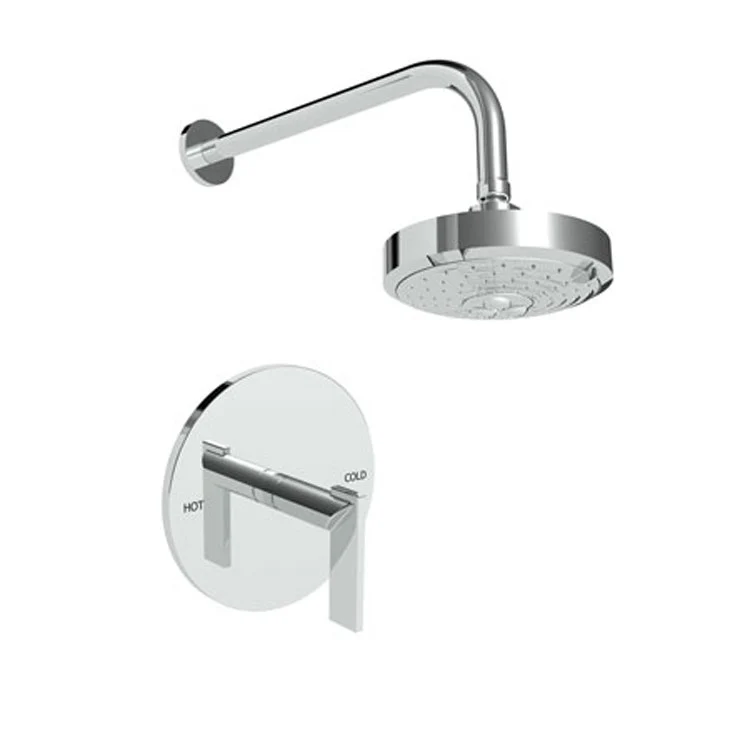Priya Pressure Balance Shower Trim with Lever Handle - Polished Brass Uncoated - Frankwebs