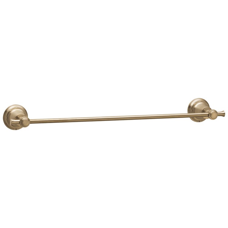 Towel Bar Rook 18 Inch Single Brilliance Luxe Gold Metal 3-1/2 Inch - Frankwebs