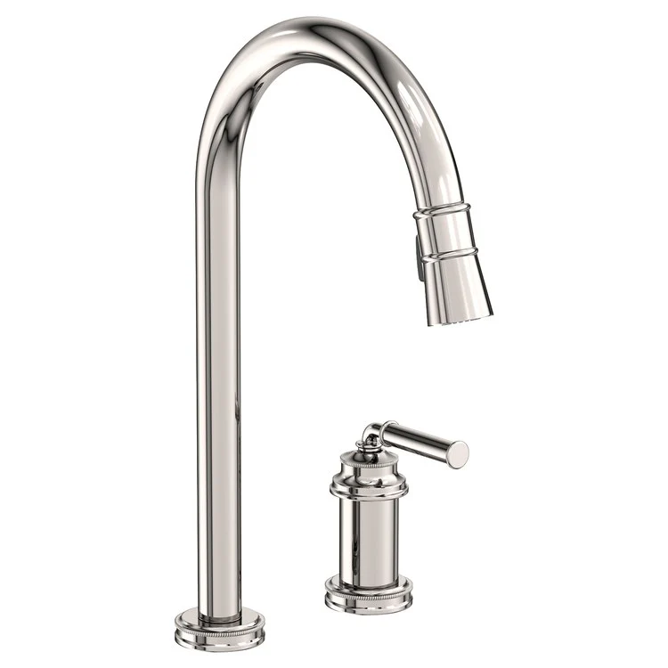 Kitchen Faucet Taft 1 Lever ADA Antique Brass Pull Down Spout Height 10-1/5 Inch 1.8 Gallons per Minute - Frankwebs
