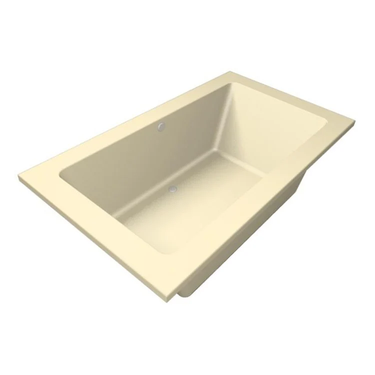 Combination Tub Designer Collection Kimberly 66 x 40 x 24 Inch Drop-In End Drain Bone Oval - Frankwebs