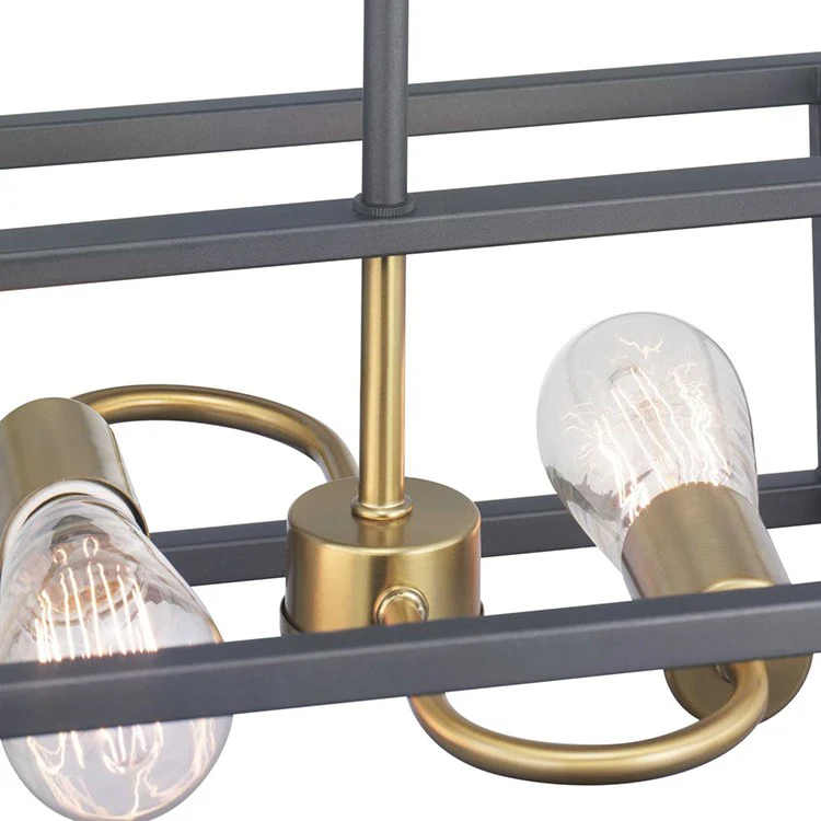 Blakely Two-Light Convertible Semi-Flush Mount Ceiling Fixture/Pendant - Frankwebs