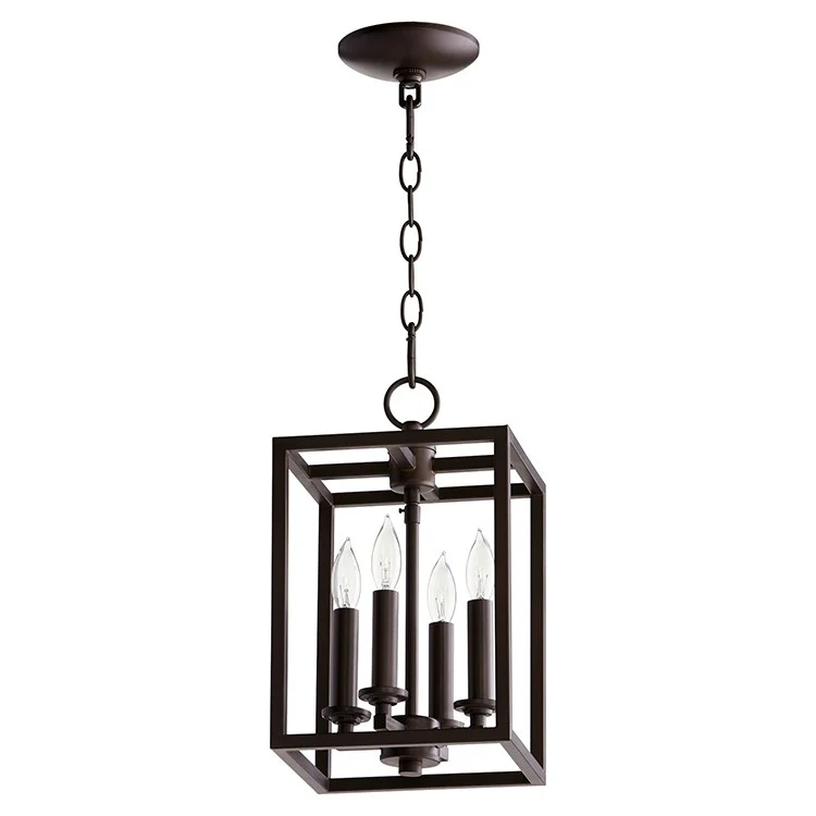 Cuboid Four-Light Foyer Chandelier - Frankwebs