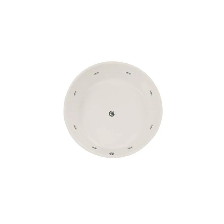 Combination Tub Ston Collection Coral 72 x 72 x 19 Inch Drop-In Center Drain Almond Round - Frankwebs