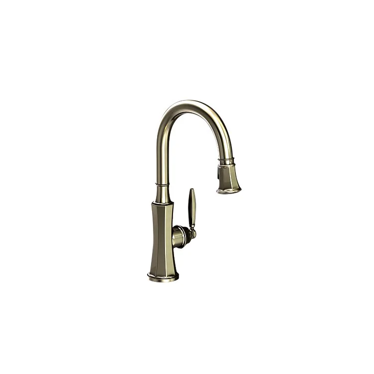 Metropole Single Handle Pull Down Bar/Prep Faucet - Satin Bronze PVD - Frankwebs