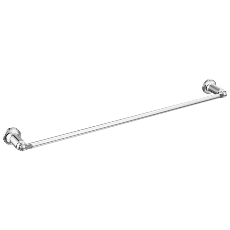 Towel Bar 24 Inch Chrome Brass 3-1/8 Inch Wall Mount - Frankwebs
