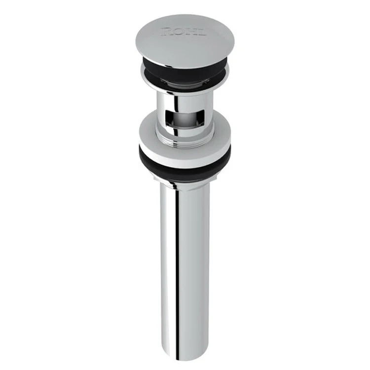 Push Drain Slotted Touch Seal Dome with 6 Inch Tailpiece 2-1/2 x 2-1/2 x 8-7/16 Inch Matte Black Brass for Drains - Frankwebs