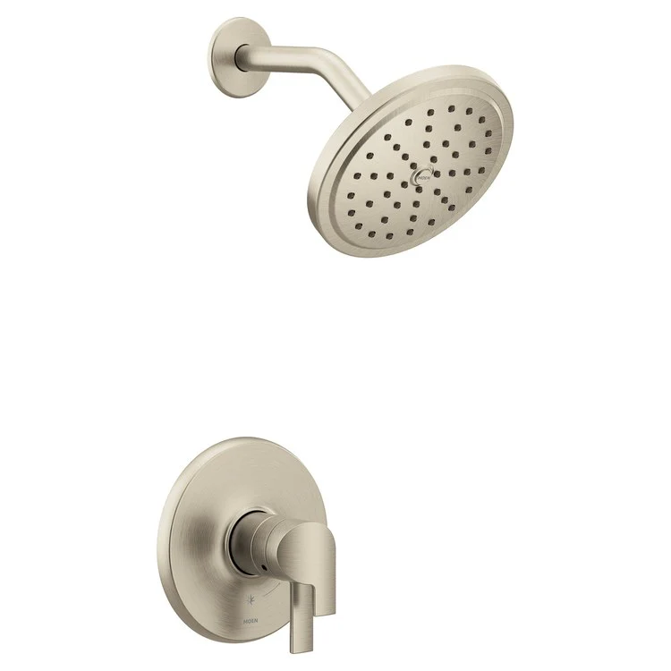 Shower Trim Doux M-Core 4-Series 2 Lever Brushed Nickel WaterSense ADA 1.75 Gallons per Minute - Frankwebs
