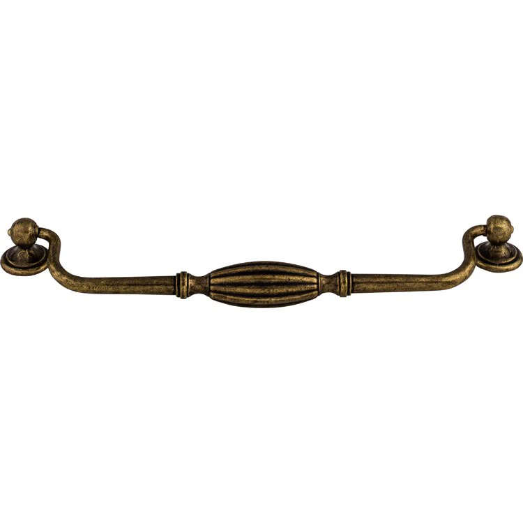 Pull Tuscany Drop Brushed Bronze Zinc Alloy 8-4/5 Inch 9-3/4x2-3/8x1 Inch - Frankwebs