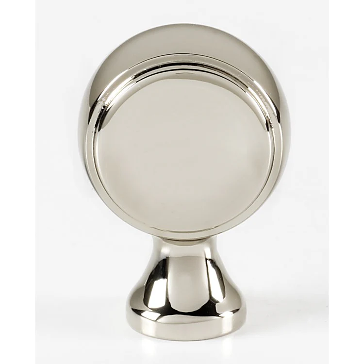 Knob Royale Round Satin Nickel Brass 7/8 Inch 1-1/8 Inch 1/2 Inch - Frankwebs