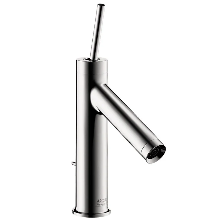 Lavatory Faucet Starck 1 Joystick ADA Brushed Black Chrome 1.2 Gallons per Minute Rigid Pop-Up 1 Hole 3-1/2 Inch - Frankwebs